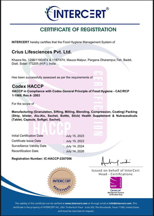 Crius HACCP